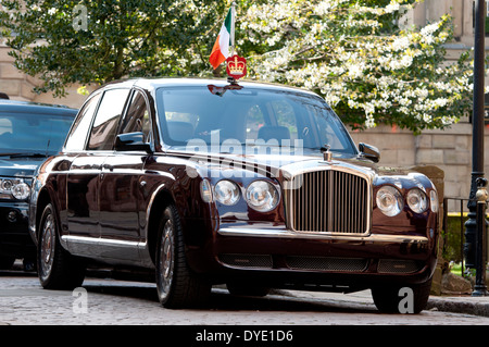 Queen Elizabeth II`s Bentley car Stock Photo